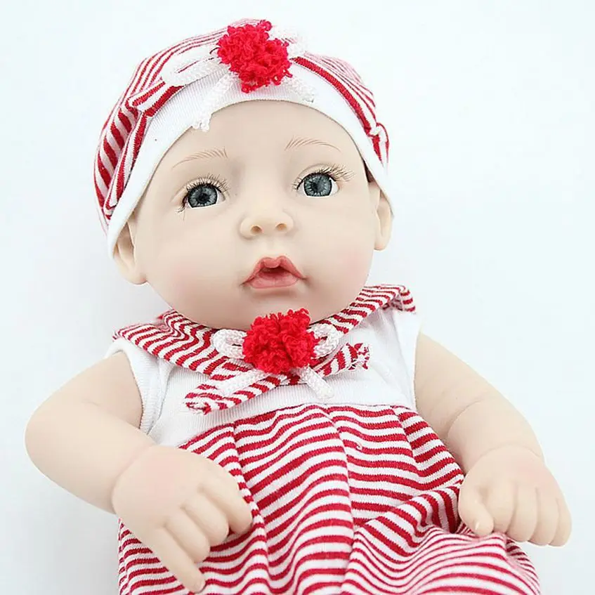 2 шт. Набор Мальчик и Девочка 11 &quotLifelike Reborn Новый Ребенок Жив Близнецы Моющиеся