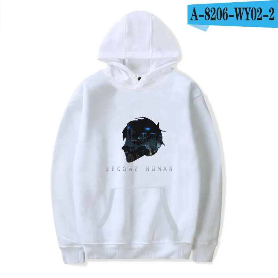 Армейский зеленый Aikooki популярные игры Детройт стать человеком 3D печати толстовки кофты Кара RK800 Униформа унисекс Прохладный с капюшоном свободные толстовки Одежда - Цвет: Армейский зеленый