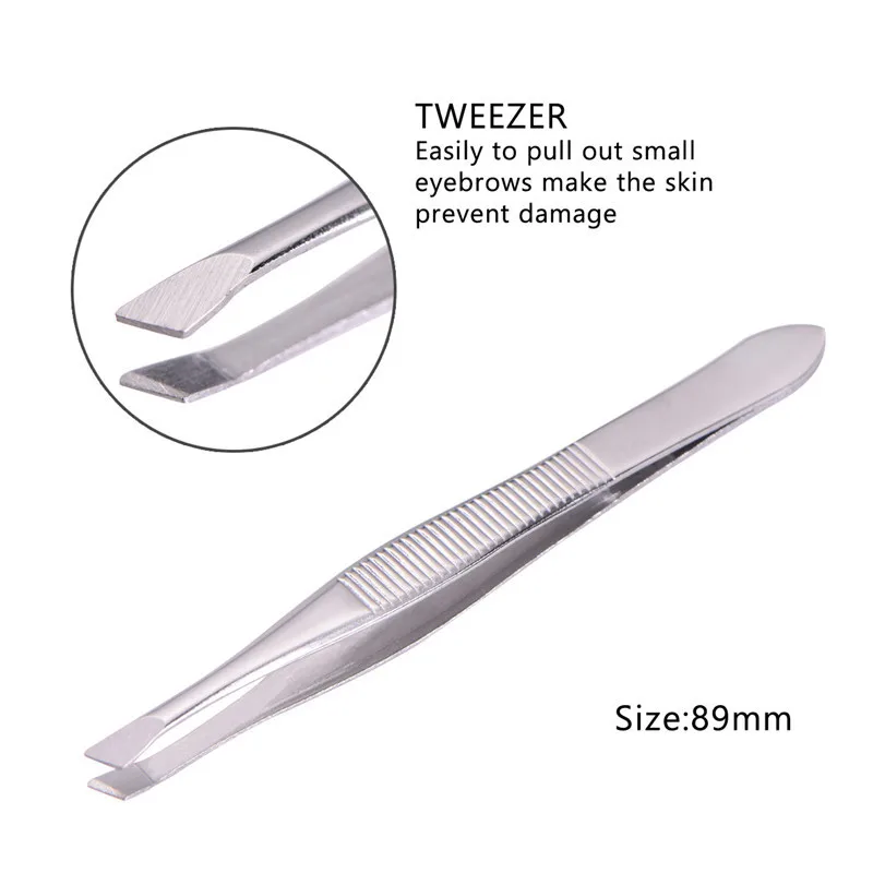 BeautyBigBang Nail Art Manicure Set Kit 9PCS Vintage Stainless Steel Nail Clipper Nipper Cutter Scissor Tweezers Nail Art Tools