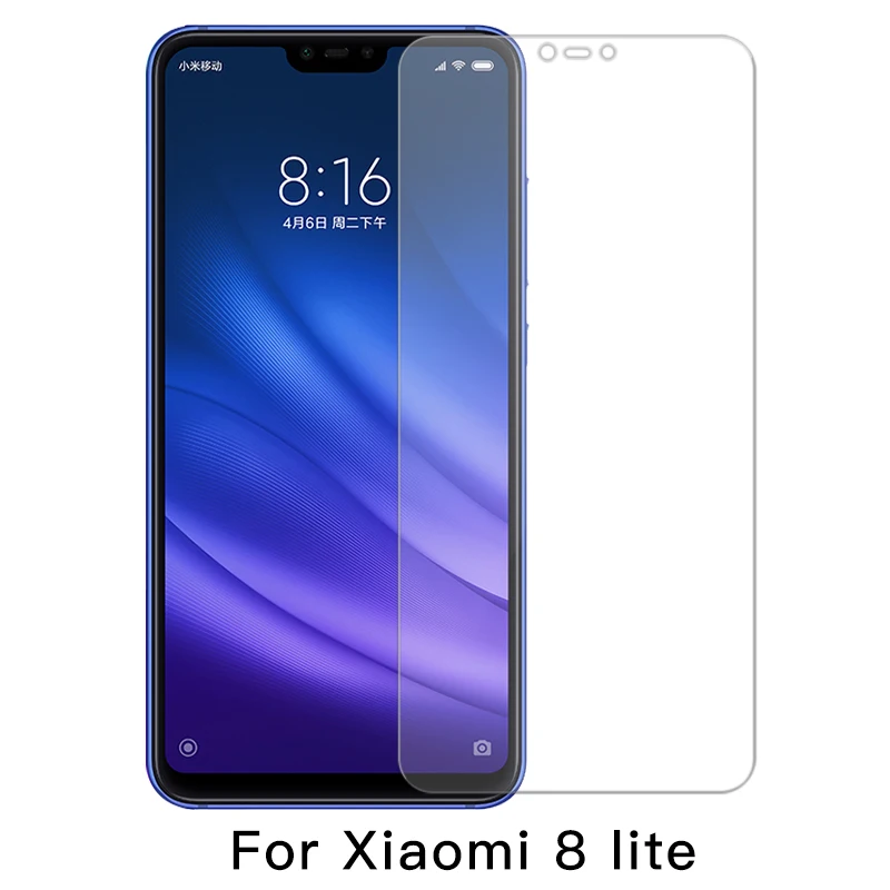 Закаленное стекло с полным покрытием для Xiaomi Mi 8 Mi8 Lite Explorer SE Защита экрана Poco M3 X3 NFC