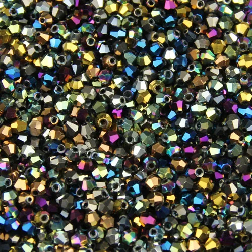 3100 Mix color JHNBY, 3 мм, 200 шт, австрийские кристаллы ААА, круглые бусины, цветные бусины, браслет, ожерелье, ювелирное изделие, сделай сам - Цвет: 3100 Mix color