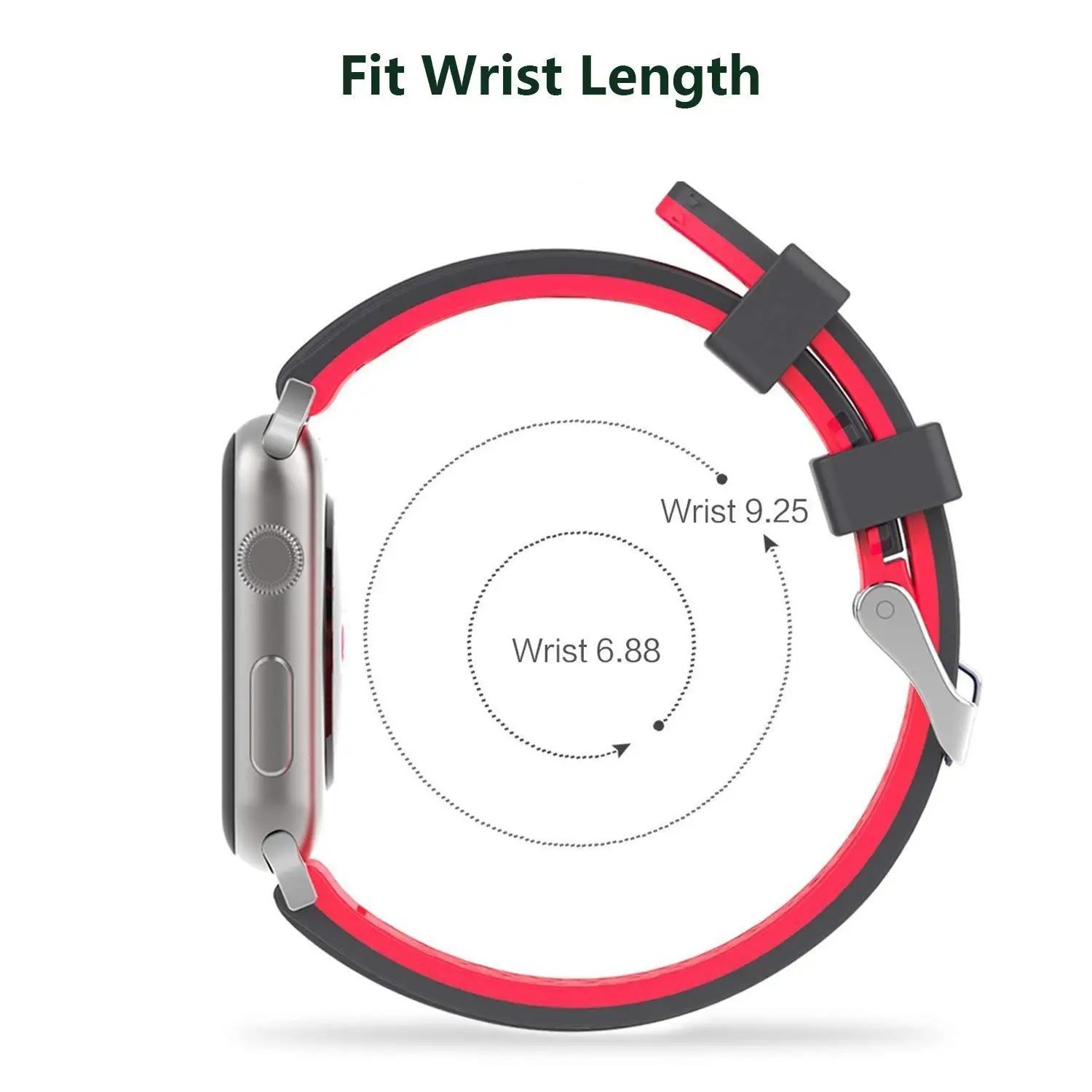 Ремешок силиконовый для Apple Watch 4 Band Series 1 2 3|Ремешки часов| |