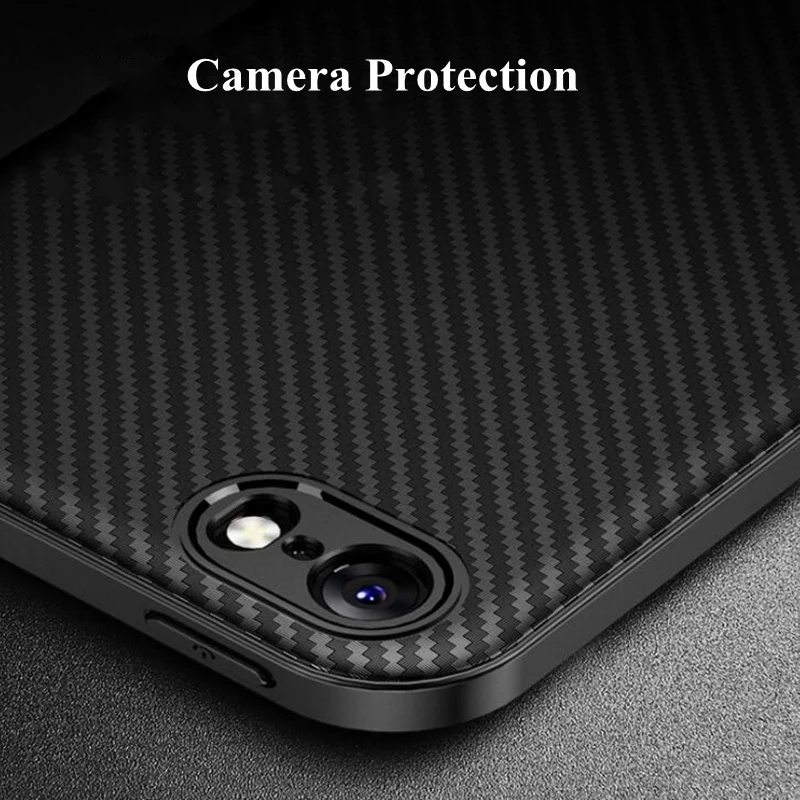 Чехол из углеродного волокна для iphone XS MAX XR iphone 7 5S 5 se 8plus Мягкий чехол для iphone 8 7 plus 6s 6 s plus X 10 11 pro чехол s