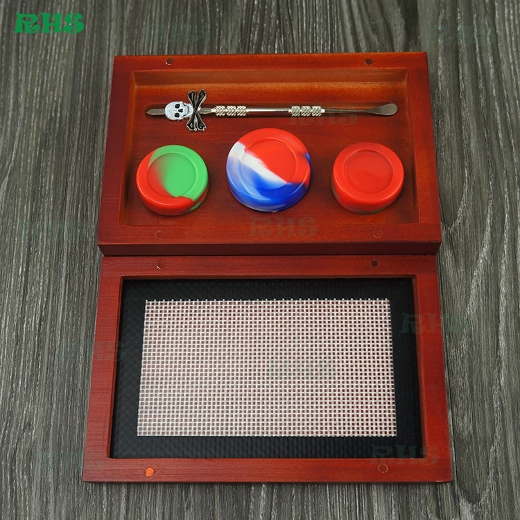 2 шт. 2017 новейший полный комплект для силиконовых контейнеров с 17 мл деревянной