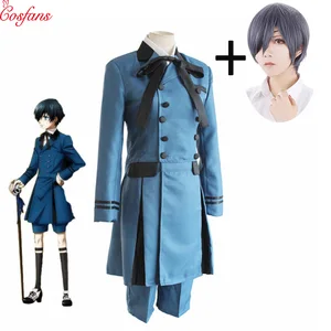 black butler kuroshitsuji ciel phantomhive cosplay costume emboitement sebasti kuroshitsuji aristocrat cosplay costume and wigs free global shipping