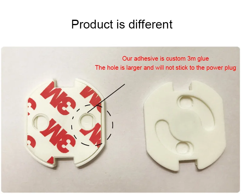 10PCS Baby Safety Power Socket Cover Infant Anti-electric Shock Socket Cover Child Guard Protection Plugs Protector Rotate Cover