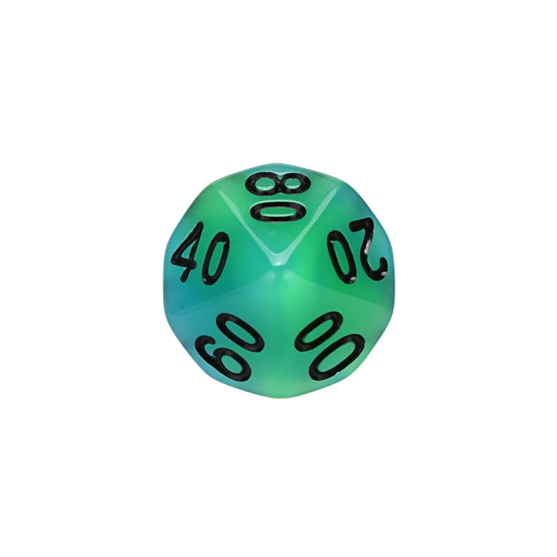 7 шт./компл. цифровой кости Световой TRPG игра многогранные D4-D20 мульти-сторонее акриловое кости#2N22