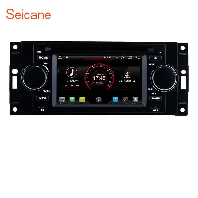 Автомагнитола Seicane Android 300 DVD плеер мультимедийный GPS для Jeep Commander Compass Dodge RAM Chrysler