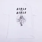 PUDO-JBH 2018 девочек понравится девочкам женские Tumblr модные Радужный Флаг ЛГБТ лесбиянки гордость футболка трусов-боксеров Инди с милым графическим белая футболка