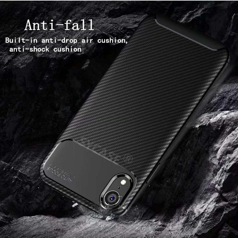 SYCASE Slim Carbon fiber stereo Business soft shell For Nokia 8.1 7.1 plus for X5 X6 X7 Case All inclusive Anti-drop Cover |