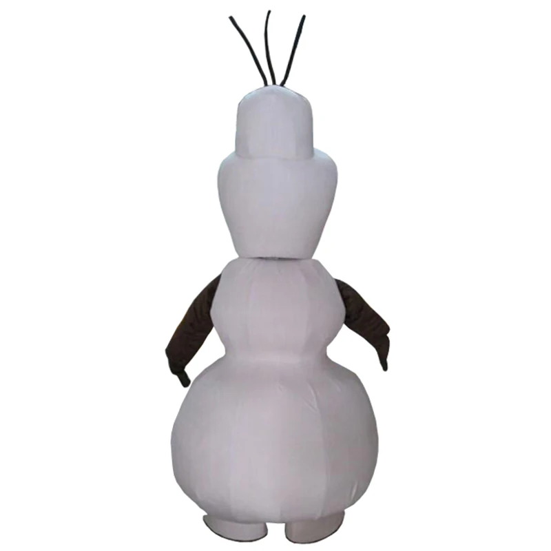 Высокое качество маскарадный костюм Олаф снеговик нарядное платье для взрослых