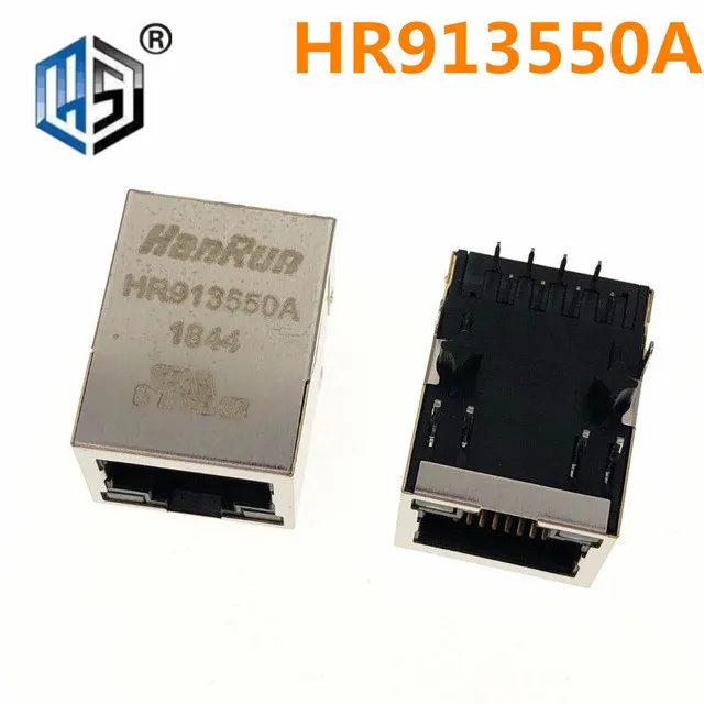 Новый и оригинальный сетевой трансформатор HR913550A HR913550 HanRun RJ45|Соединители| |