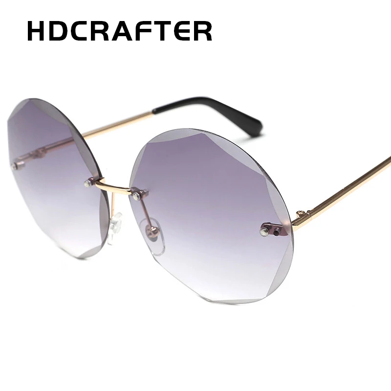 HDCRAFTER оправы солнцезащитных очков Для женщин Винтаж Круглые Солнцезащитные очки