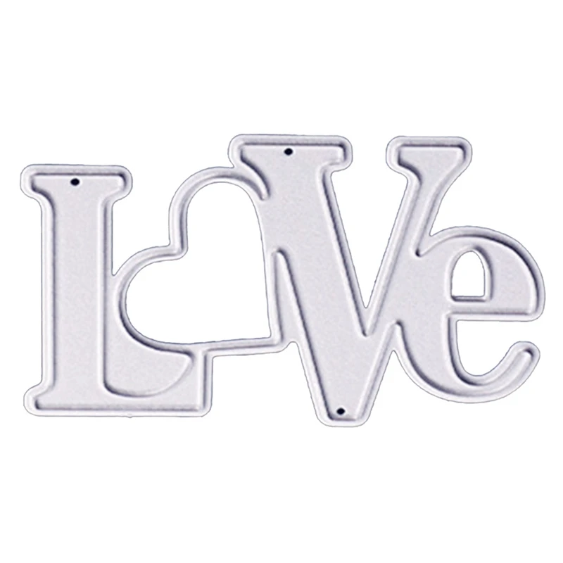 2018 металлические ремесленные надписи любовь высекальные штампы для