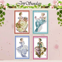 winter queen patterns counted cross stitch diy 11ct printed 14ct cross stitch set chinese cross stitch kit embroidery needlework
