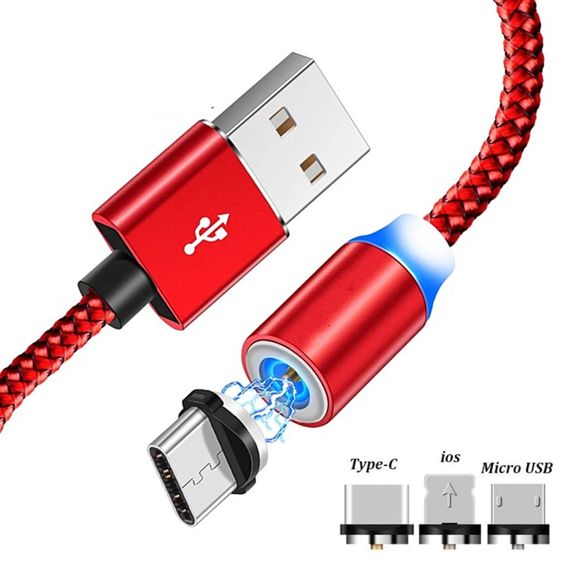 Магнитный зарядный кабель USB Type C для Xiaomi mi 9 redmi note 7 pro шнур магнитное зарядное