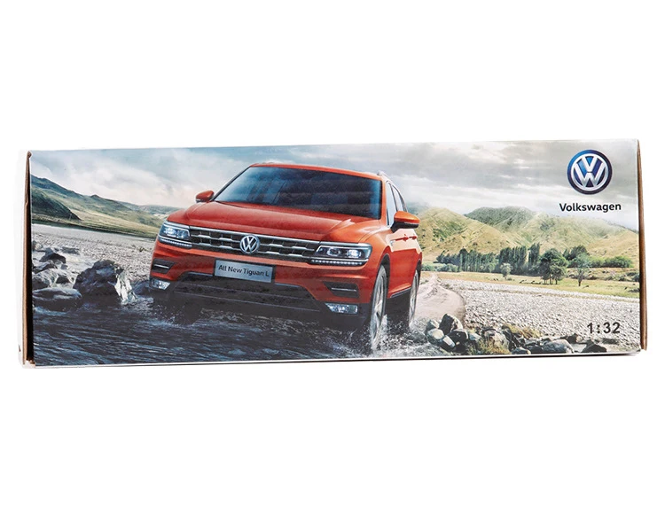Новинка 1/32 VW Volkswagen Tiguan литая под давлением металлическая модель внедорожника из сплава для детей, коллекция рождественских подарков, оригинальная коробка