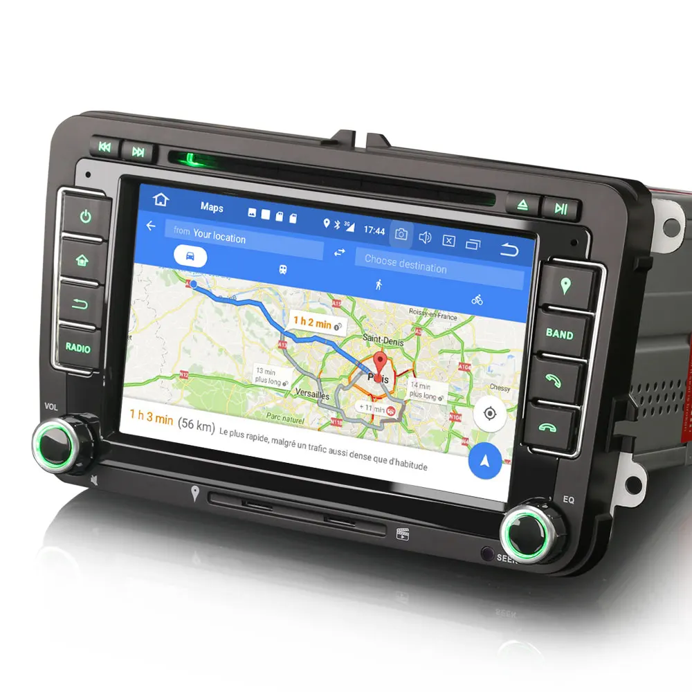 7 &quotAndroid 9 0 Pie OS автомобильный DVD Мультимедиа gps радио для Volkswagen Golf 2003-2013 &amp Caddy 2003-2015