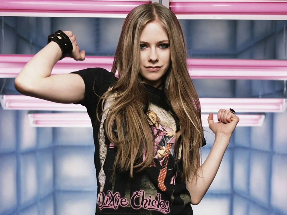 Avril Lavigne Wall Silk Cloth Poster 32x24 18x12 inch Movie Sex Girl Stars Pop rock singer poster 010|cloth tag|cloth wallcloth washer |