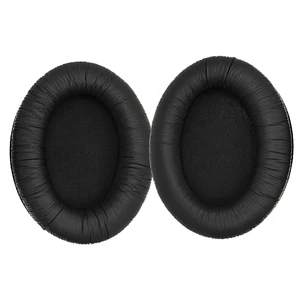 Оптом новые амбушюры губчатые кожаные материалы Сменные амбушюры для Sennheiser HD 201 HD180 гарнитура черного цвета Прямая поставка