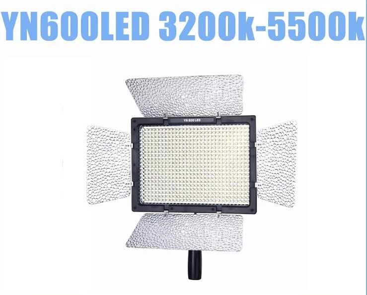 YONGNUO YN600 L II YN-600 светодиодный yn 600 видео светильник 3200 k-5500 k Цветовая температура регулируемая для Canon Nikon камера видеокамера