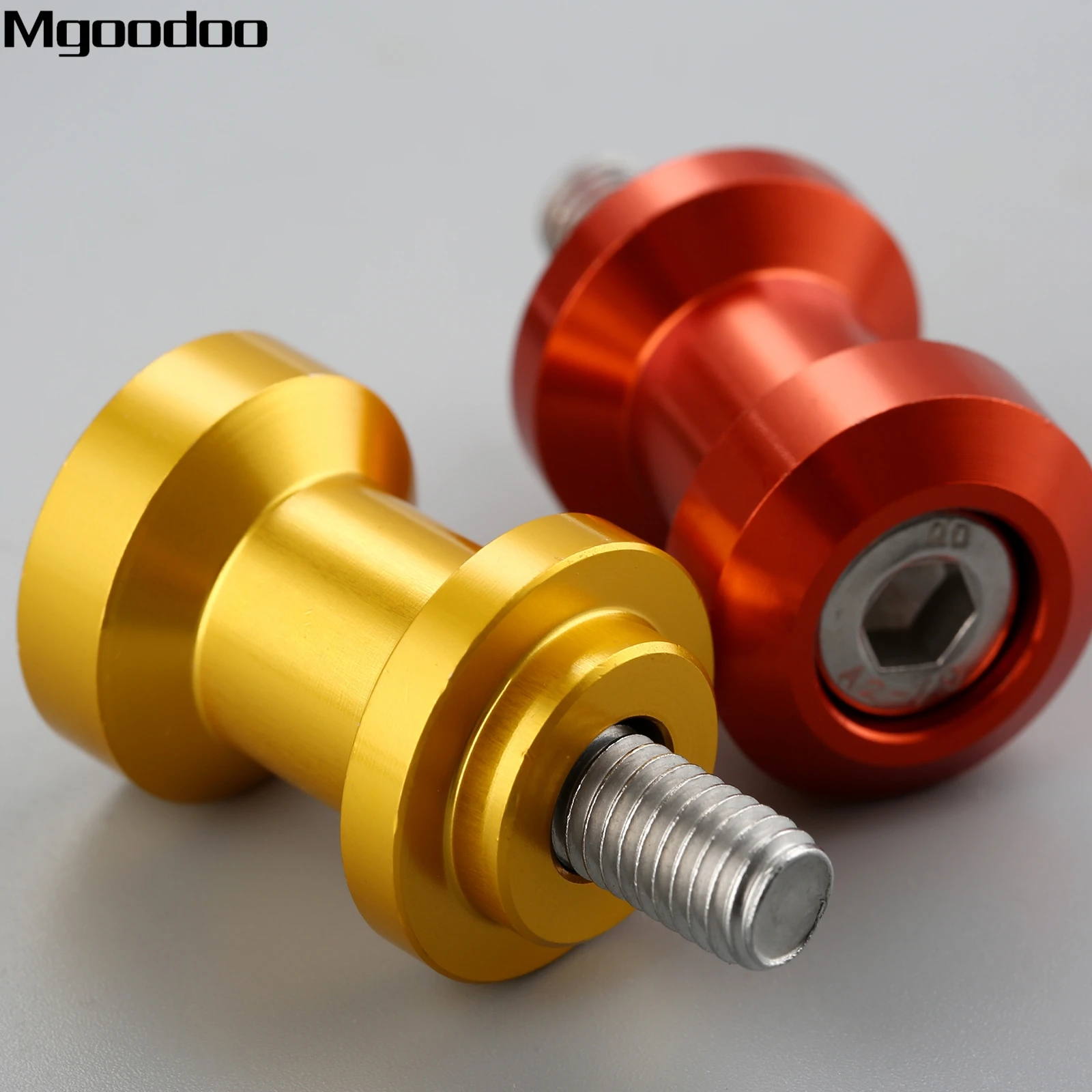Mgoodoo CNC алюминиевые 8 мм мотоциклетные маятниковые катушки Слайдеры для Honda Suzuki