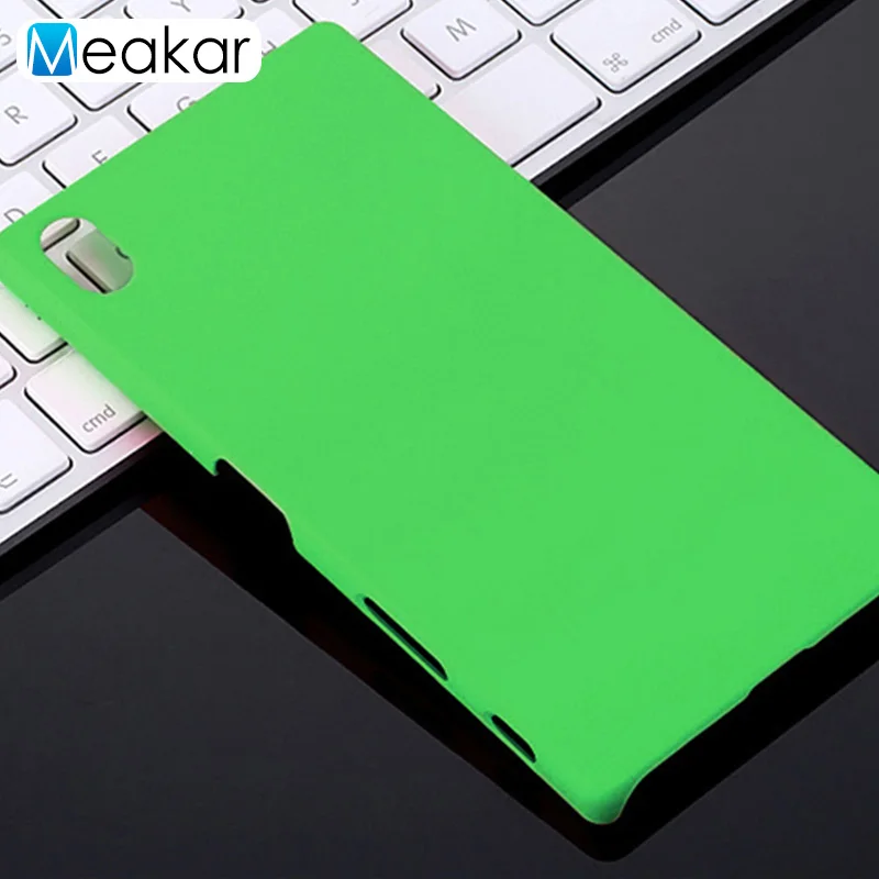 green Матовый пластиковый чехол для sony Xperia X Dual F5122 чехол-лента на заднюю панель - Цвет: green