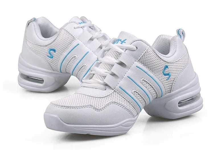 

GOGORUNS Women Brand Dance Shoes Female Soft Sole Mesh Breathable Ladies Modern Dancing Shoes Girls Modern Dance Shoes Sneakers