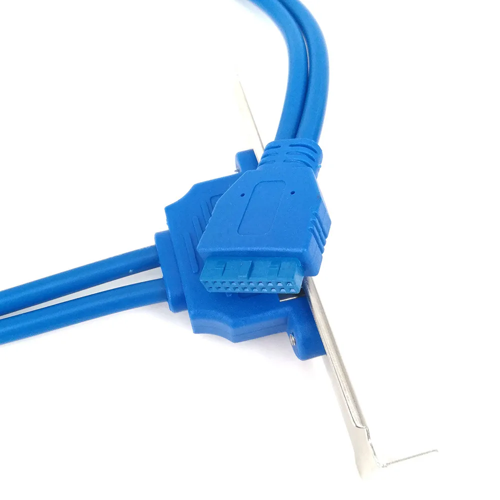 USB 3 0 обратно Панель скользящая Скоба для 20 контактный разъем кабель Горячая