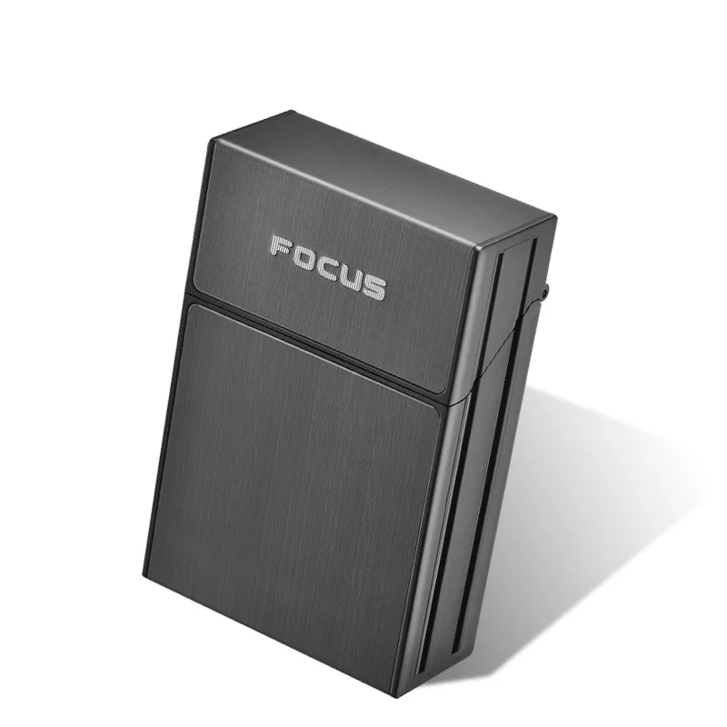 Ультратонкий чехол для сигарет FOCUS влагостойкий держатель 20 шт. тонкая