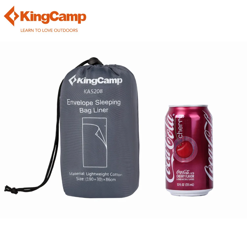 KingCamp спальный мешок с подкладкой из хлопка высокой плотности конверт для