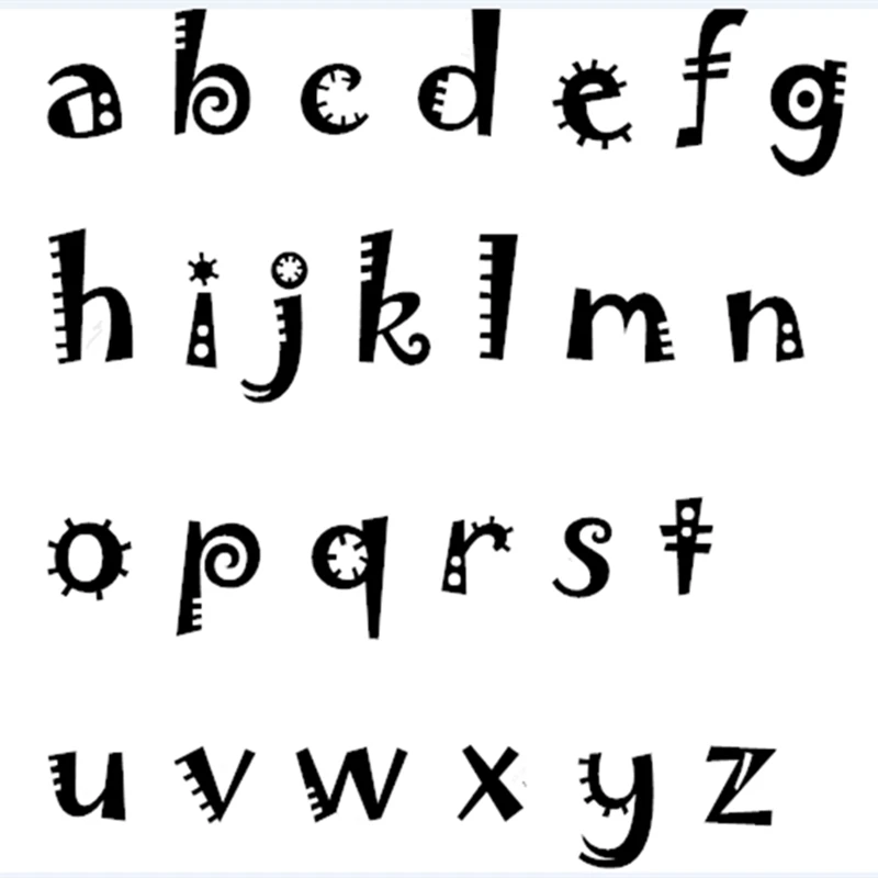 

YLCD1031 26 Alphabet Metal Cutting Dies For Scrapbooking Stencils DIY Album Cards Decoration Embossing Folder Die Cuts Template