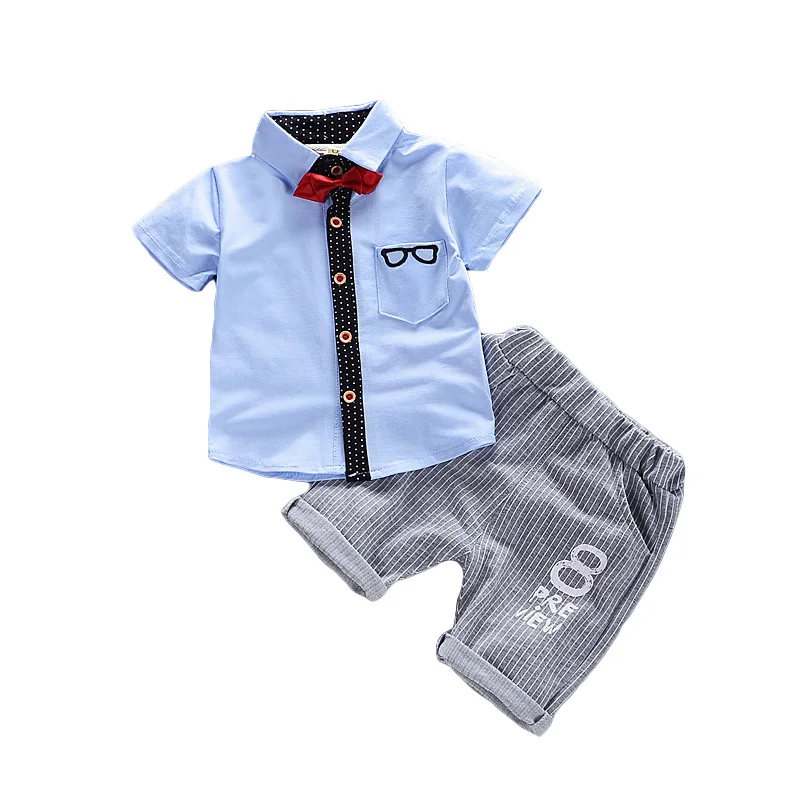 Baby Boys Casual Clothing Sets 2021 Summer Infant Gentleman Elegant 2pcs Outfit Kids Sport Suit For Toddler Children Tracksuit |