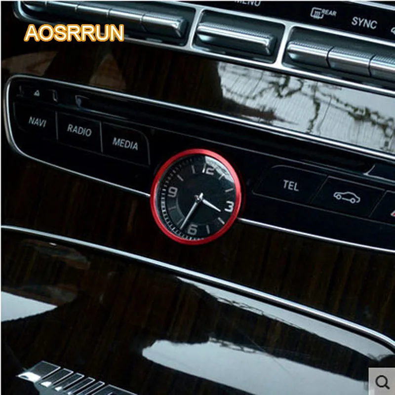 Декоративные круглые часы aosrrunn из нержавеющей стали автомобильные аксессуары