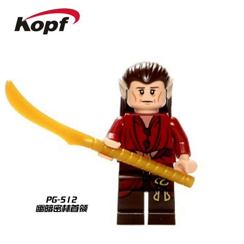 PG512 Without Box PG554 Одиночная Aragon Samwise Gamgee серия фильмов фигурки Saruman Beorn модель здания Beorn блоки для детей игрушки подарок - Цвет: PG512 Without Box
