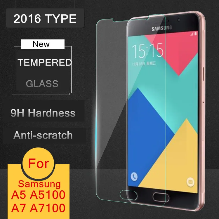 Пленка из закаленного стекла для Samsung Galaxy A3 A5 A7 (2016 тип) защита экрана защитная