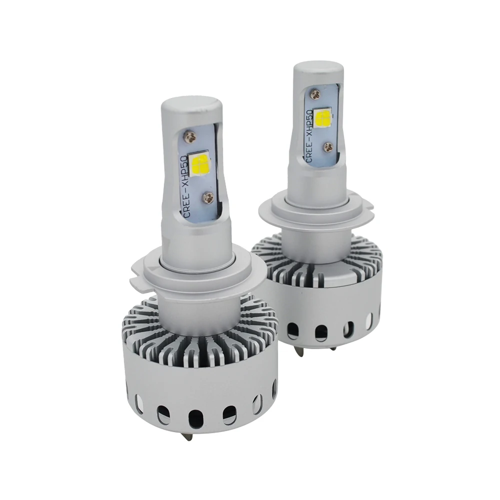 Одна пара светодиодных автомобильных фар 7S H7 автомобильная светодиодная