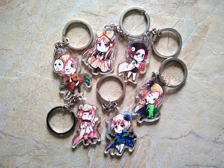 Комплект из 6/12 шт. подвеска для ключей с искусственными звеньями|keychain keyring|keyring