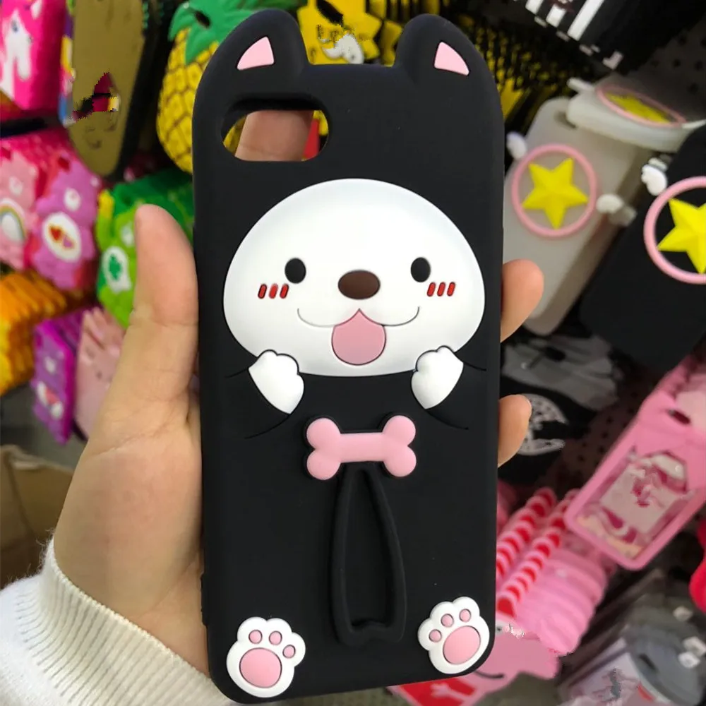 Для iphone 5 5s SE 6 6s Plus чехол 3D силиконовый Сова медведь клубника медведь мультфильм мягкий чехол для телефона для iphone 6 6s 7 Plus 8