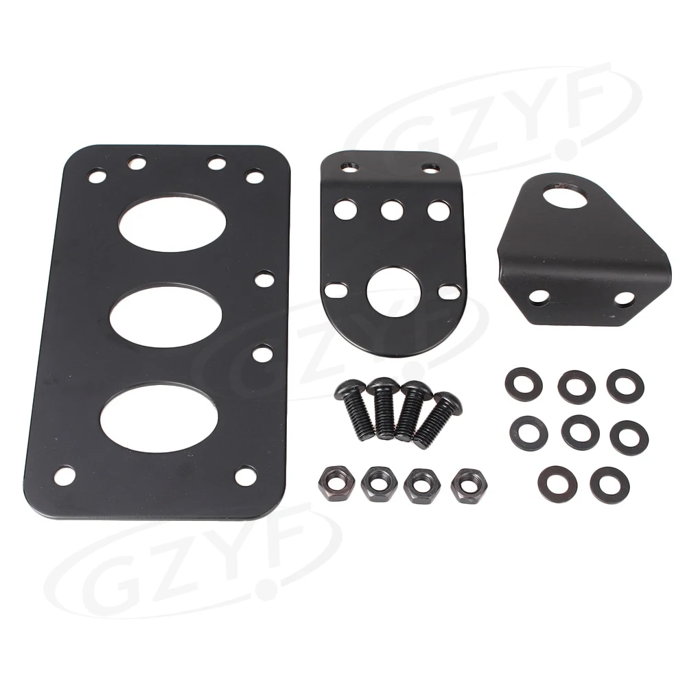 Мотоцикл боковое Крепление хвост светильник лампа Кронштейн номерного знака для