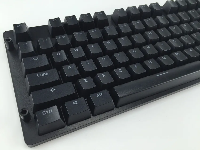 Крутой Джаз с подсветкой двойная съемка 61/104 ABS Набор ключей OEM профиль колпачки для механической игровой клавиатуры