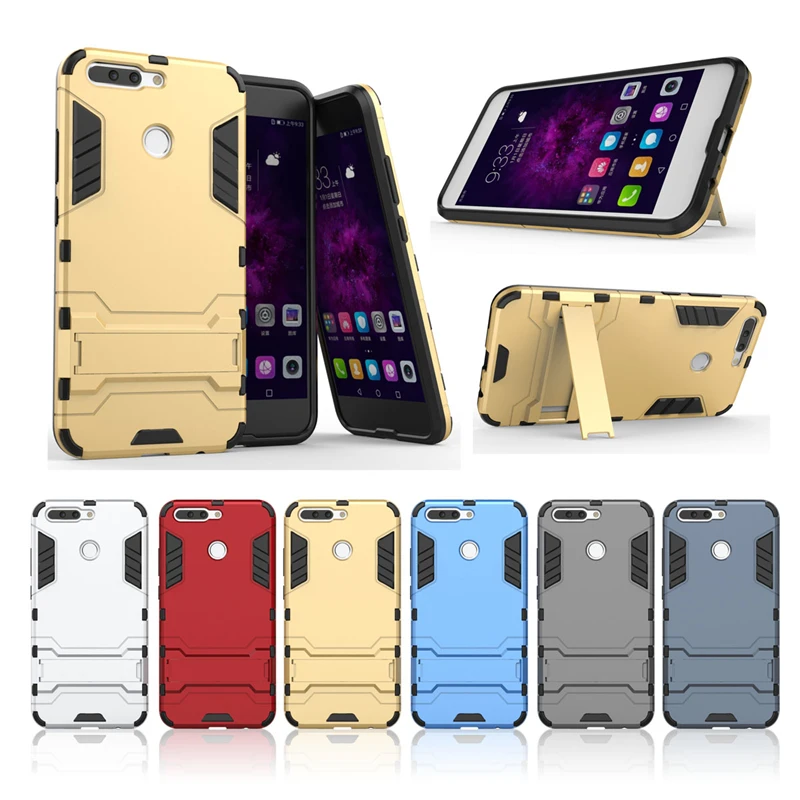 2 в 1 Жесткий ПК + Мягкий Силиконовый ТПУ прочный резиновый чехол с подставкой для