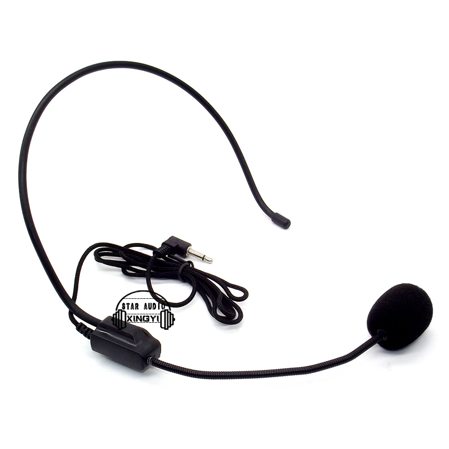 Конденсаторный головной убор с разъемом 3 5 мм микрофон гарнитура головная