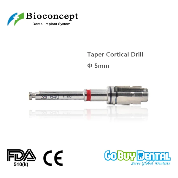 Osstem TSIII & Hiossen ETIII совместимый Bioconcept BV стоматологический инструмент коническая Кортикальная дрель D 5,0 мм (351640)
Osstem TSIII & Hiossen ETIII совместимый Bioconcept BV стоматологический инструмент коническая Кортикальная дрель D 5,0 мм (351640)