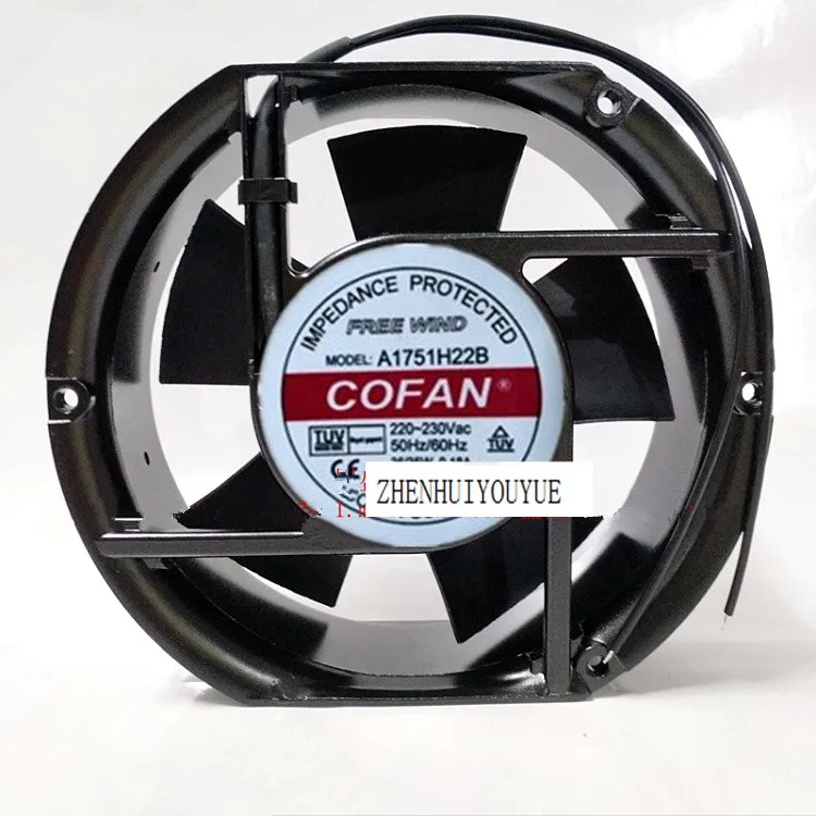 

new original for JAMICON JA1751B22H AC220 / 240V 0.32 / 0.26A 172*150*51mm cooling fan