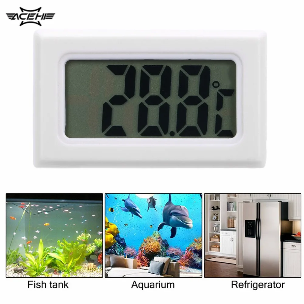 Термометр ACEHE для аквариума цифровой термометр с ЖК-дисплеем морозильной камеры