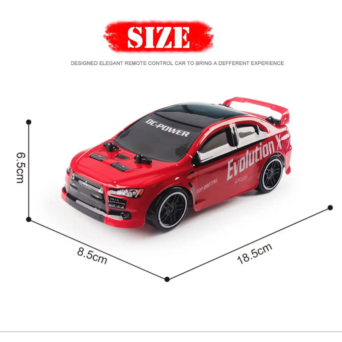 2,4G RC Drift Скорость автомобиль для Subaru(Эволюция X) 4 канала удаленного Управление гоночный автомобиль 4WD 50 км/ч высокое Скорость р/у автомобиль для дрифта