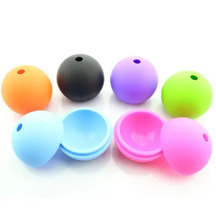 

4cm-6CM large small Hot Creative Silicone Round Ball Ice Cube Mold Tray DIY Cocktail Forma De Gelo QXGJM ice mlod