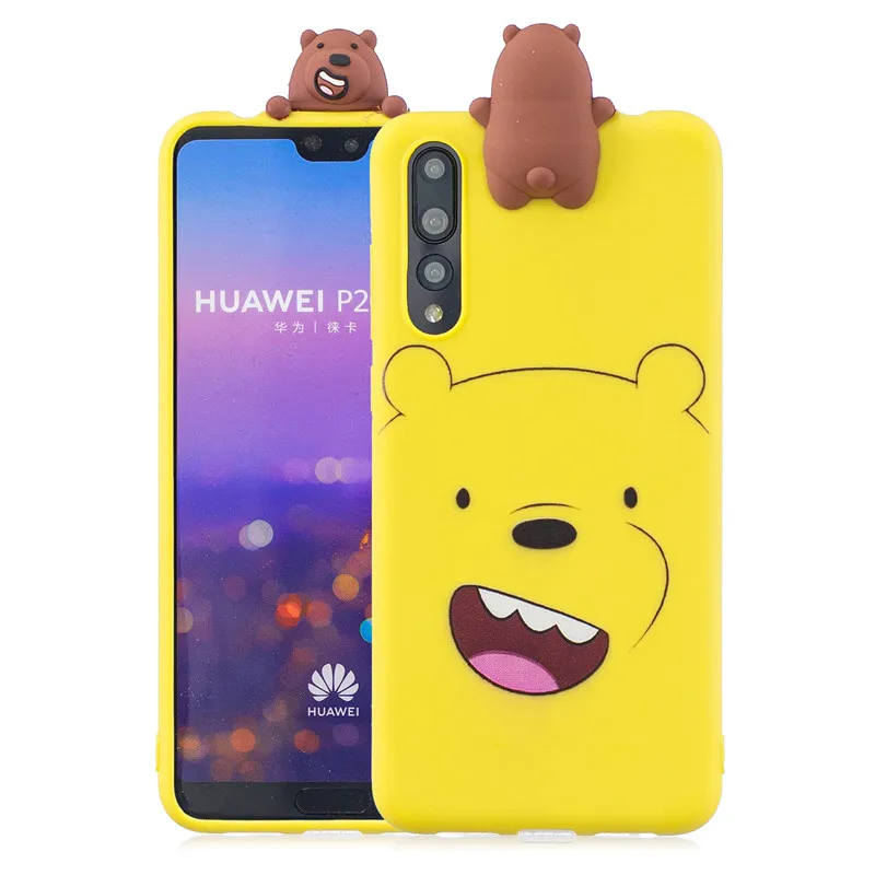 Fashion Luxury 3D Cute Cartoon Phone Case For Samsung P20 P30 Pro P10 Mate10 20 lite Honor9 10 7C 8A 8X 8C Nova3I Soft TPU Cover |