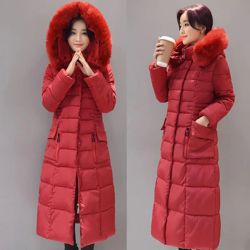 Теплая женская зимняя куртка модель 2018 года модное женское утепленное длинное